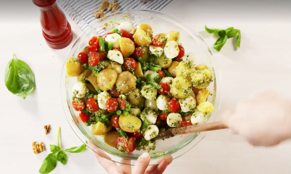 Pesto-aardappelsalade